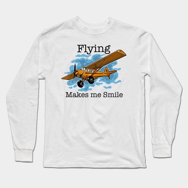 Flying make me smile Long Sleeve T-Shirt by Blunts